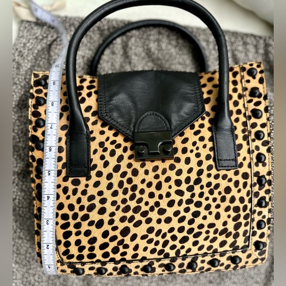 Loeffler Randall Junior Work Tote in Cheetah/Black NWT - Picture 14 of 16